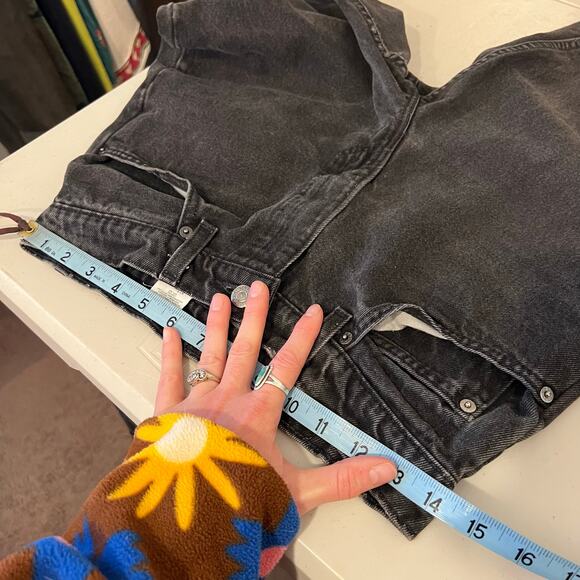 550 Levi's Vintage 90s Black Orange Tab USA Made Relaxed Fit Jeans Size 28 - Picture 8 of 13